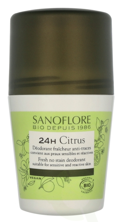 Sanoflore 24H Citrus Deodorant 50 ml in the group BEAUTY & HEALTH / Fragrance & Perfume / Deodorants / Deodorant for men at TP E-commerce Nordic AB (D08226)