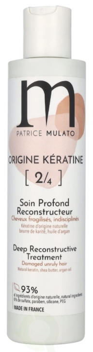 Patrice Mulato P. Mulato Origine Keratine 2/4 Deep Reconstructive Treatment 200 ml in the group BEAUTY & HEALTH / Hair & Styling / Hair care / Hair Mask at TP E-commerce Nordic AB (D08273)