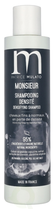 Patrice Mulato P. Mulato Monsieur Density Shampoo 200 ml in the group BEAUTY & HEALTH / Hair & Styling / Hair care / Schampoo at TP E-commerce Nordic AB (D08280)