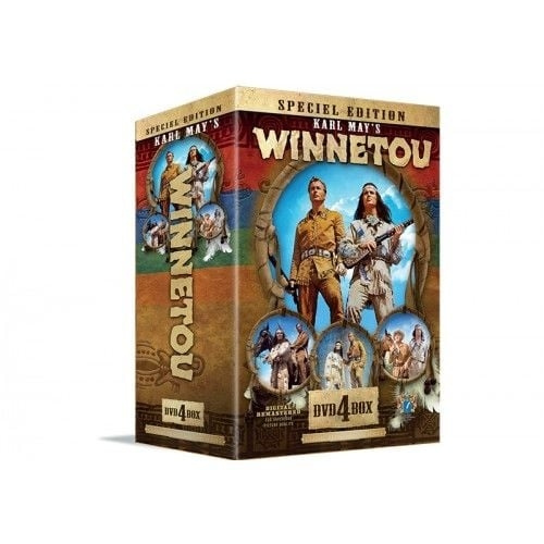 Winnetou Collection (4-disc) - DVD - Karl Mays Classics in the group HOME ELECTRONICS / Audio & Picture / TV & Accessories / Movies / DVD at TP E-commerce Nordic AB (D08431)