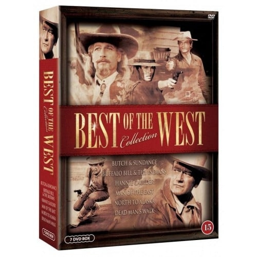 Best of the West (7-disc) - DVD - John Wayne, Terence Hill, Tom Berenger, Paul Newman and many more in the group HOME ELECTRONICS / Audio & Picture / TV & Accessories / Movies / DVD at TP E-commerce Nordic AB (D08435)