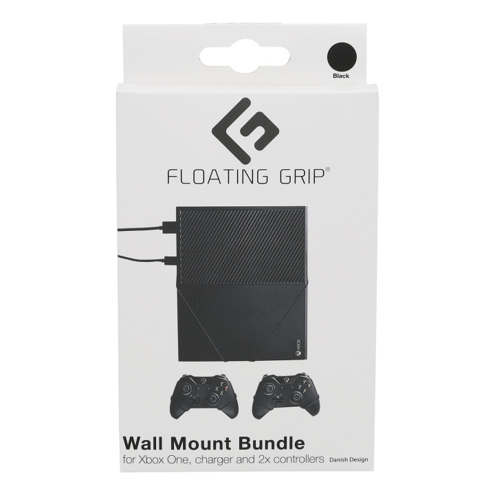 FLOATING GRIP Xbox One and Controller Wall Mounts - Bundle (Black) in the group HOME ELECTRONICS / Game consoles & Accessories / Xbox One / Accessories at TP E-commerce Nordic AB (D08454)