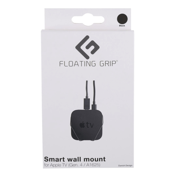 FLOATING GRIP Apple TV Gen. 4 Wall Mount Black in the group HOME ELECTRONICS / Audio & Picture / TV & Accessories / Smart-TV & Media Players at TP E-commerce Nordic AB (D08458)