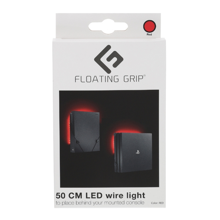 FLOATING GRIP Red LED light - Add on to your FLOATING GRIP®-mount in the group HOME ELECTRONICS / Game consoles & Accessories / Sony PlayStation 4 at TP E-commerce Nordic AB (D08461)