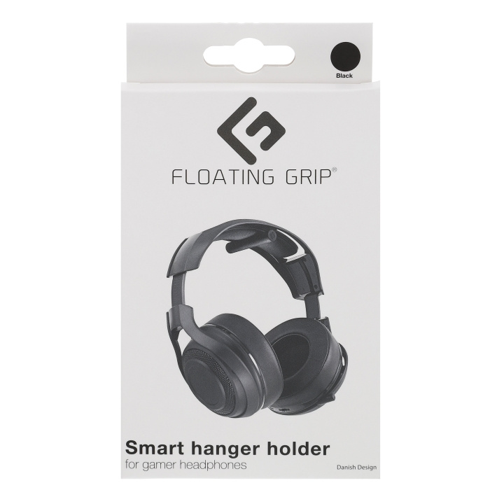 FLOATING GRIP Headphone Hanger Black in the group Sport, leisure & Hobby / Fun stuff / Smart home at TP E-commerce Nordic AB (D08464)