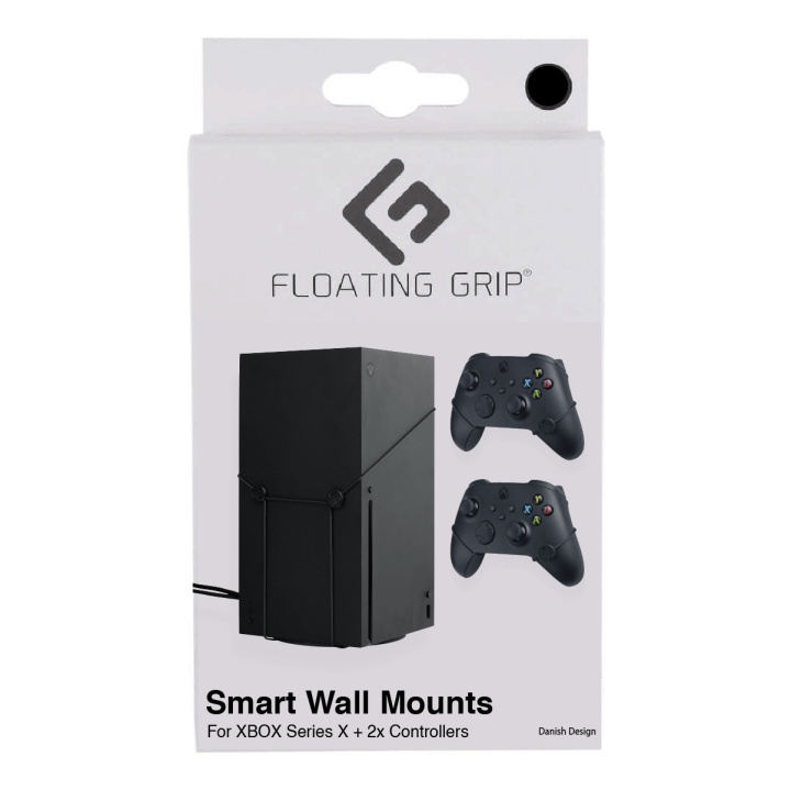 FLOATING GRIP Xbox Series X wall mount Bundle Black in the group HOME ELECTRONICS / Game consoles & Accessories / Xbox Series X / Accessories at TP E-commerce Nordic AB (D08466)