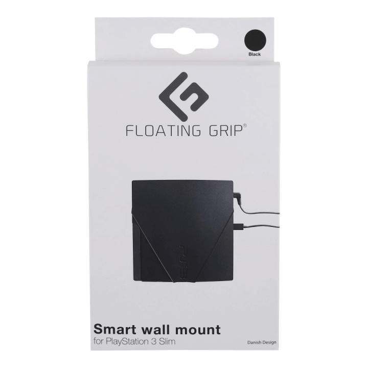 FLOATING GRIP PS3 Slim wall mount by FLOATING GRIP®, Black in the group HOME ELECTRONICS / Game consoles & Accessories / Sony PlayStation 3 at TP E-commerce Nordic AB (D08470)