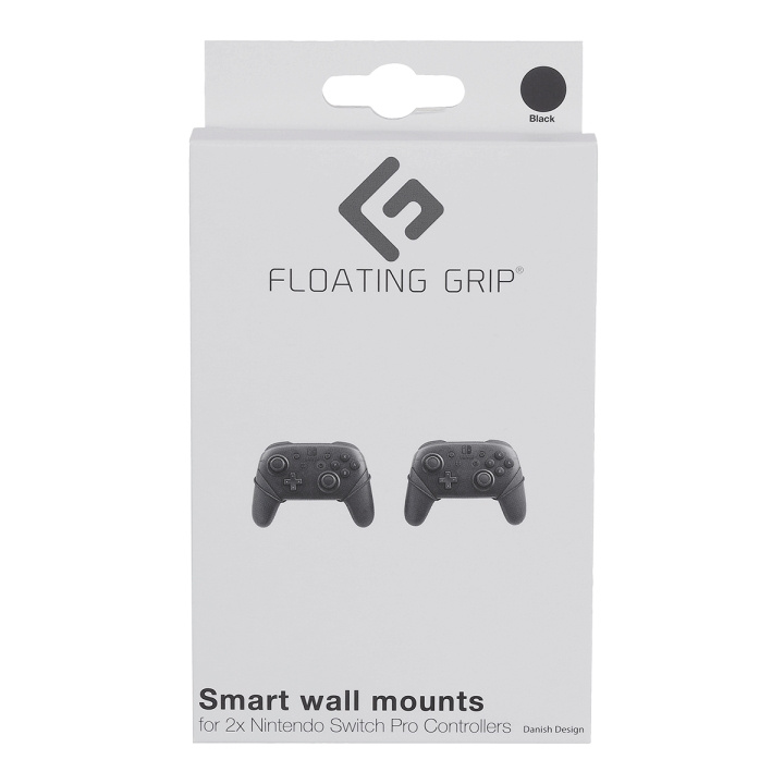 FLOATING GRIP Nintendo Switch Pro Controller wall mount by FLOATING GRIP®, Black in the group HOME ELECTRONICS / Game consoles & Accessories / Nintendo Switch at TP E-commerce Nordic AB (D08471)