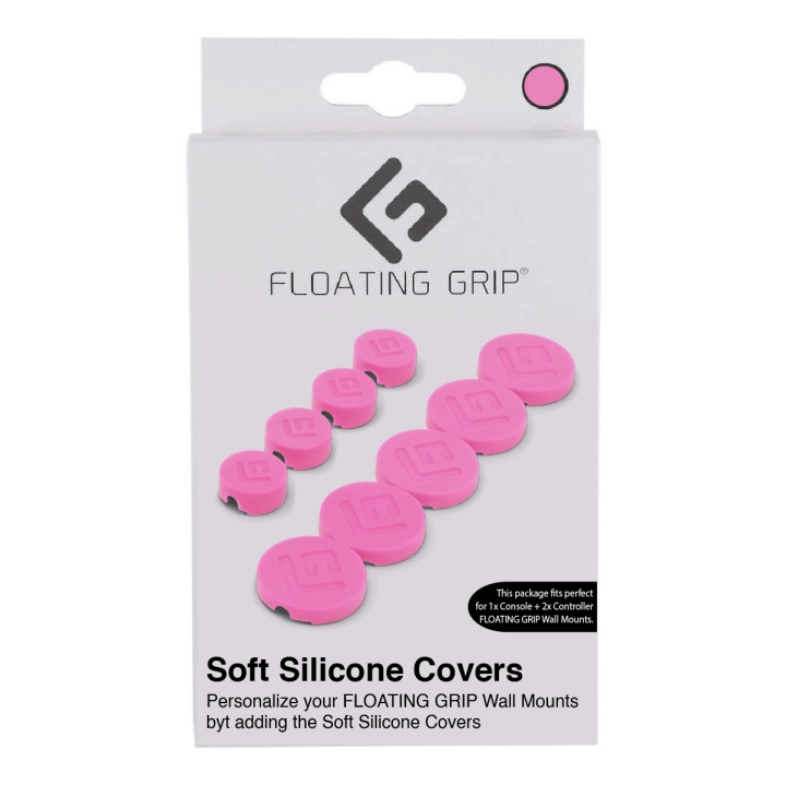 FLOATING GRIP Wall Mount Covers (Pink) in the group COMPUTERS & PERIPHERALS / GAMING / Gaming accessories at TP E-commerce Nordic AB (D08492)