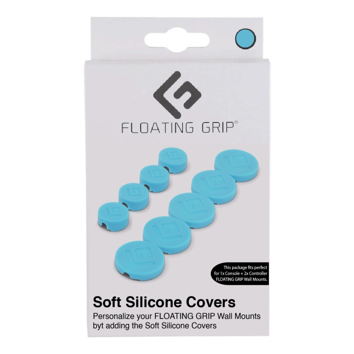 FLOATING GRIP Wall Mount Covers (Turquoise) in the group COMPUTERS & PERIPHERALS / GAMING / Gaming accessories at TP E-commerce Nordic AB (D08495)