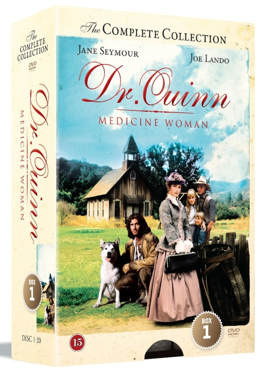 Dr. Quinn - Medicine Woman COLLECTION BOX 1 DVD - SEASON 1 - 2 - 3 in the group HOME ELECTRONICS / Audio & Picture / TV & Accessories / Movies / DVD at TP E-commerce Nordic AB (D08550)