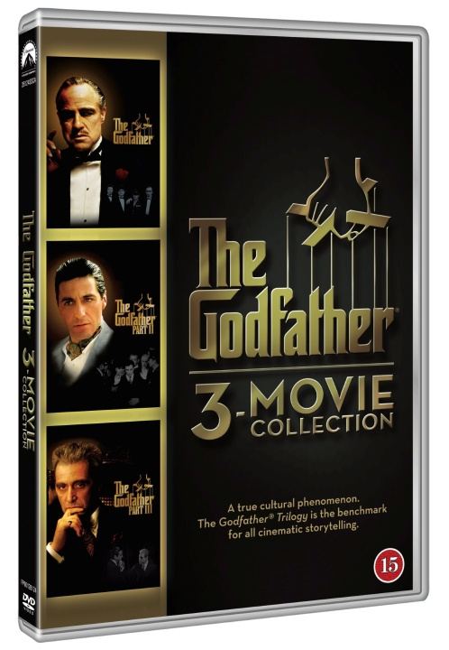 The Godfather 1-3 - Movie Collection (3 disc) - DVD in the group HOME ELECTRONICS / Audio & Picture / TV & Accessories / Movies / DVD at TP E-commerce Nordic AB (D08551)