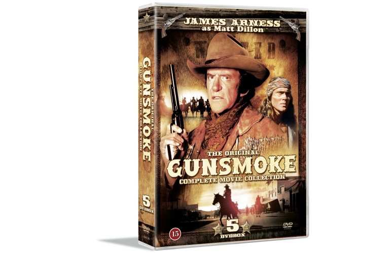 Gunsmoke - Movie Collection (5-disc) - DVD in the group HOME ELECTRONICS / Audio & Picture / TV & Accessories / Movies / DVD at TP E-commerce Nordic AB (D08564)