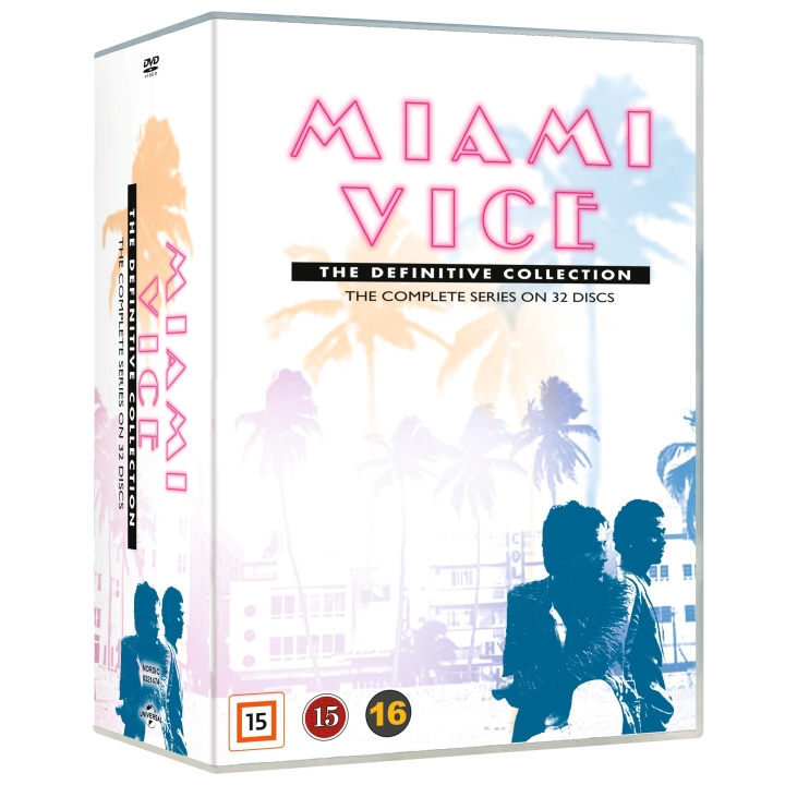 Miami Vice - The Complete Series (32 disc) - DVD in the group HOME ELECTRONICS / Audio & Picture / TV & Accessories / Movies / DVD at TP E-commerce Nordic AB (D08601)