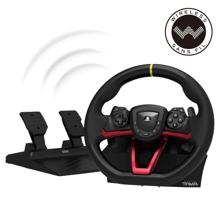 Hori Wireless Racing Wheel Apex for Playstation 5, PlayStation 4 and PC in the group HOME ELECTRONICS / Game consoles & Accessories / Sony PlayStation 5 / Accessories at TP E-commerce Nordic AB (D08603)