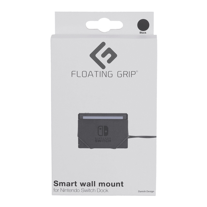 FLOATING GRIP Nintendo Switch dock wall mount by FLOATING GRIP®, Black in the group HOME ELECTRONICS / Game consoles & Accessories / Nintendo Switch at TP E-commerce Nordic AB (D08622)