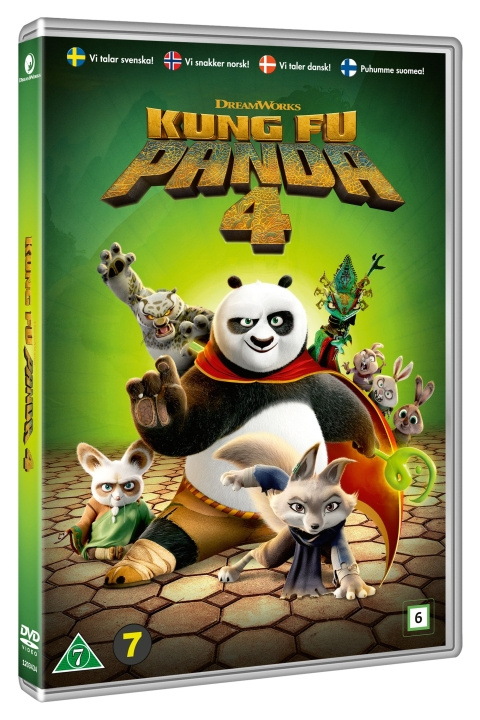 Kung Fu Panda 4 in the group HOME ELECTRONICS / Audio & Picture / TV & Accessories / Movies / DVD at TP E-commerce Nordic AB (D08686)