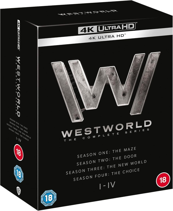 Westworld Series 1 to 4 Complete Collection 4K Ultra HD in the group HOME ELECTRONICS / Audio & Picture / TV & Accessories / Movies / Blu-ray at TP E-commerce Nordic AB (D08688)