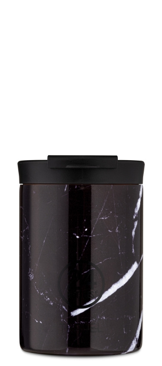 24Bottles Travel Tumbler 0,35 L - Black Marble (24B610) in the group Sport, leisure & Hobby / Outdoor recreation / Thermoses & Water Bottles at TP E-commerce Nordic AB (D08719)