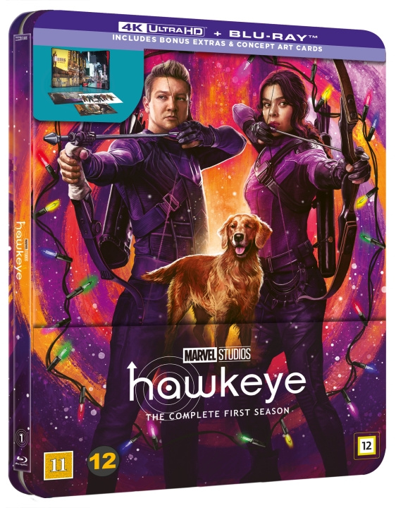 Hawkeye Season 1 - 4K Ultra HD+Blu-Ray - Limited Edition Steelbook in the group HOME ELECTRONICS / Audio & Picture / TV & Accessories / Movies / Blu-ray at TP E-commerce Nordic AB (D08734)