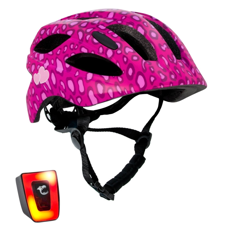 Crazy Safety Spots Bicycle Helmet - Pink (160101-03-01) in the group Sport, leisure & Hobby / Sports equipment / Bicycle accessories / Helmets at TP E-commerce Nordic AB (D08851)