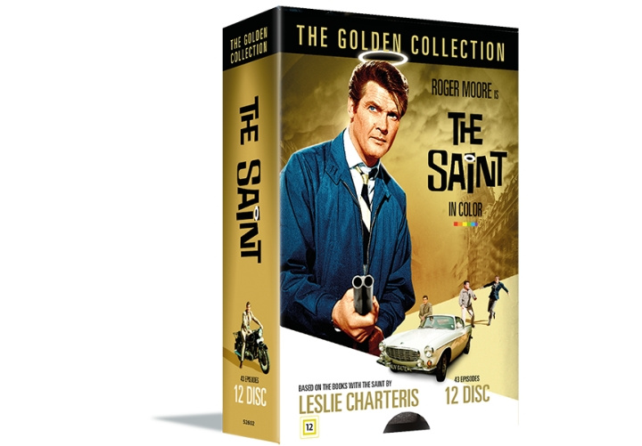 The Saint in Color: The Golden Collection Box 12 Disc - Helgenen 12 disk in the group HOME ELECTRONICS / Audio & Picture / TV & Accessories / Movies / DVD at TP E-commerce Nordic AB (D08862)