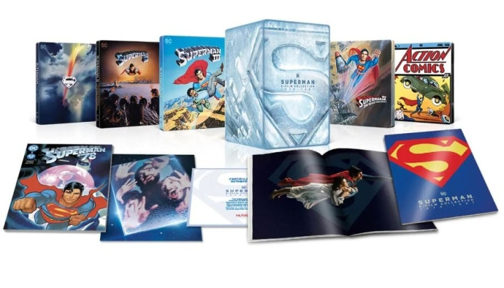 Superman I-IV (1-4) Steelbook Collection (10-disc) (4K UHD & Blu-ray) LIMITED EDITION in the group HOME ELECTRONICS / Audio & Picture / TV & Accessories / Movies / Blu-ray at TP E-commerce Nordic AB (D08912)