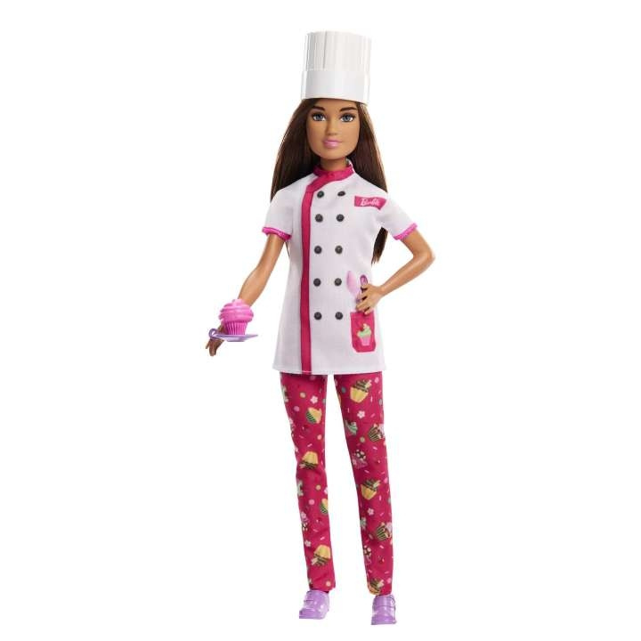 Barbie Career Pastry Chef Doll (HKT67) in the group TOYS, KIDS & BABY PRODUCTS / Toys / Docks & Accessories at TP E-commerce Nordic AB (D08918)