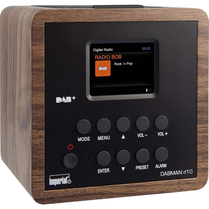 imperial Dabman d10 | Brown | FM / DAB+ in the group HOME ELECTRONICS / Audio & Picture / Home cinema, Hifi & Portable / Radio & Alarm clocks / Radio at TP E-commerce Nordic AB (D09067)