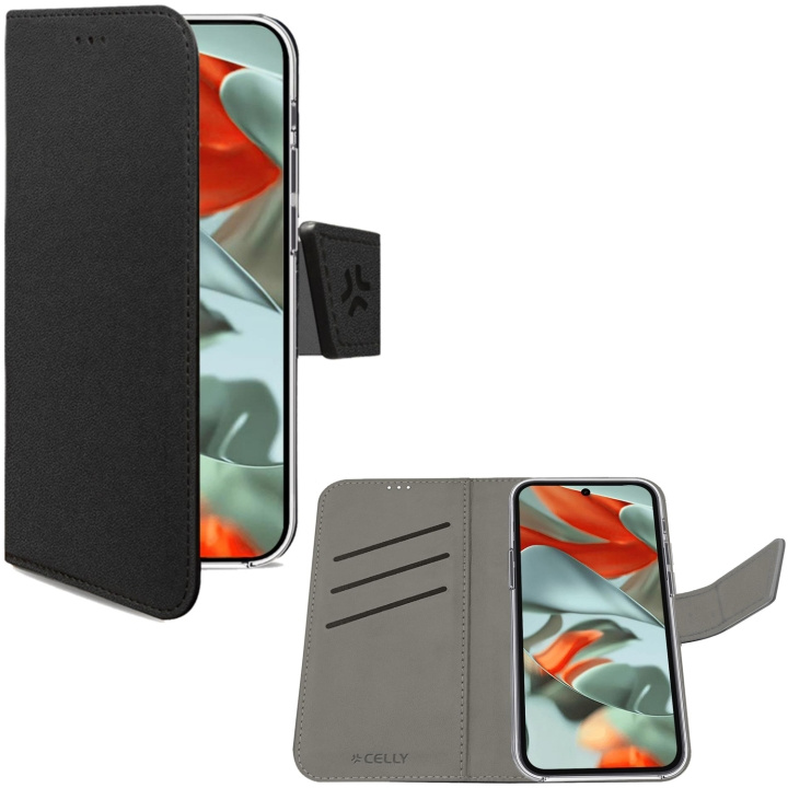 Celly Wallet Case Google Pixel 9 Pro XL Svart in the group SMARTPHONE & TABLETS / Phone cases / Google at TP E-commerce Nordic AB (D09095)