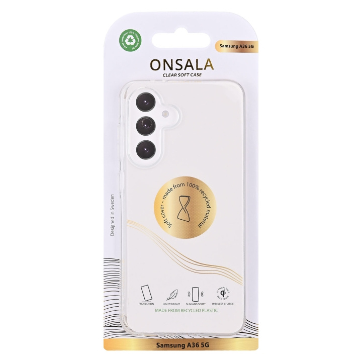 Onsala Phone Case Samsung A36 5G TPU Recycled Transparent in the group SMARTPHONE & TABLETS / Phone cases / Samsung at TP E-commerce Nordic AB (D09173)