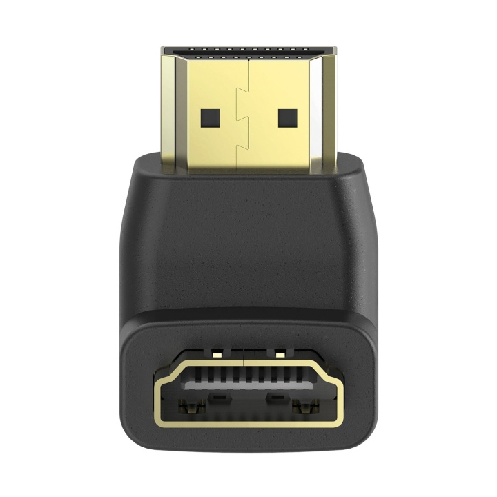 Hama Adapter Hdmi 270 Degree Gold Black in the group HOME ELECTRONICS / Cables & Adapters / HDMI at TP E-commerce Nordic AB (D09190)