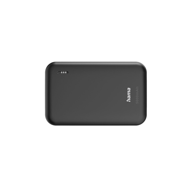 Hama Powerbank 5000mah 2xUSB-A Anthracite in the group SMARTPHONE & TABLETS / Chargers & Cables / Powerbanks at TP E-commerce Nordic AB (D09250)