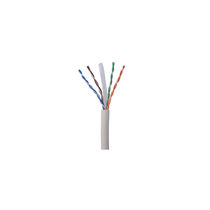 North Networkcable Cat6A UTP White 25m no RJ45 Solid 10Gb/s 500MHz 26awg CM in the group COMPUTERS & PERIPHERALS / Computer cables / Network cables at TP E-commerce Nordic AB (D09258)