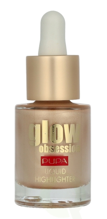 Pupa Milano Pupa Glow Obsession All Over Liquid Highlighter 13.5 ml #100 Sunrise in the group BEAUTY & HEALTH / Makeup / Facial makeup / Contour/Highlight at TP E-commerce Nordic AB (D09331)