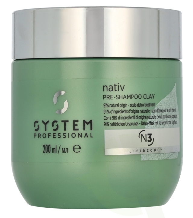 Wella System P. - Nativ Pre-Shampoo Clay N3 200 ml in the group BEAUTY & HEALTH / Hair & Styling / Hair care / Schampoo at TP E-commerce Nordic AB (D09411)