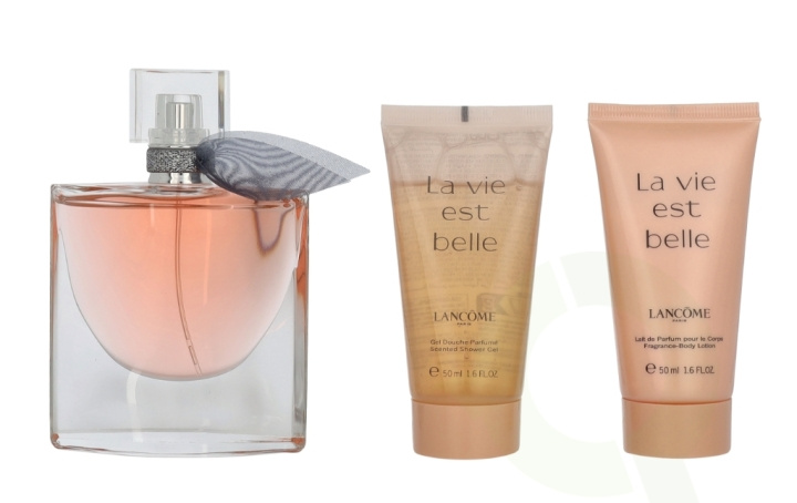 Lancome La Vie Est Belle Giftset 150 ml Edp Spray 50ml/Bodylotion 50ml/Shower Gel 50ml in the group BEAUTY & HEALTH / Gift sets / Gift sets for her at TP E-commerce Nordic AB (D09442)