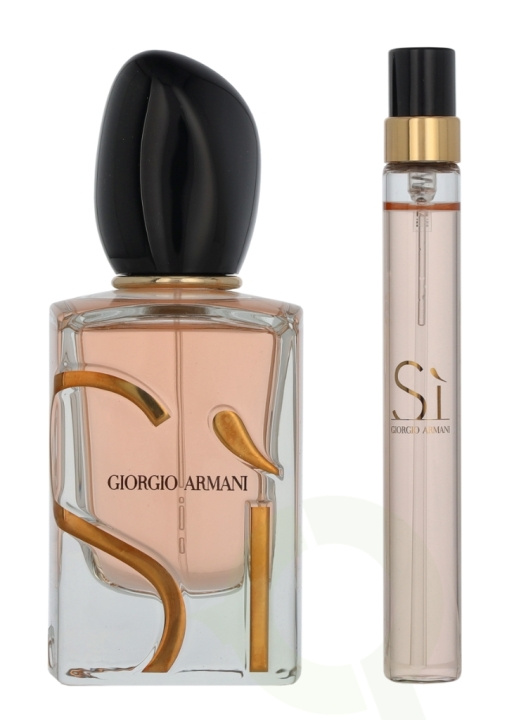 Armani Si Giftset 60 ml Edp Spray 50ml/Edp Spray 10ml in the group BEAUTY & HEALTH / Fragrance & Perfume / Perfumes / Perfume for her at TP E-commerce Nordic AB (D09444)