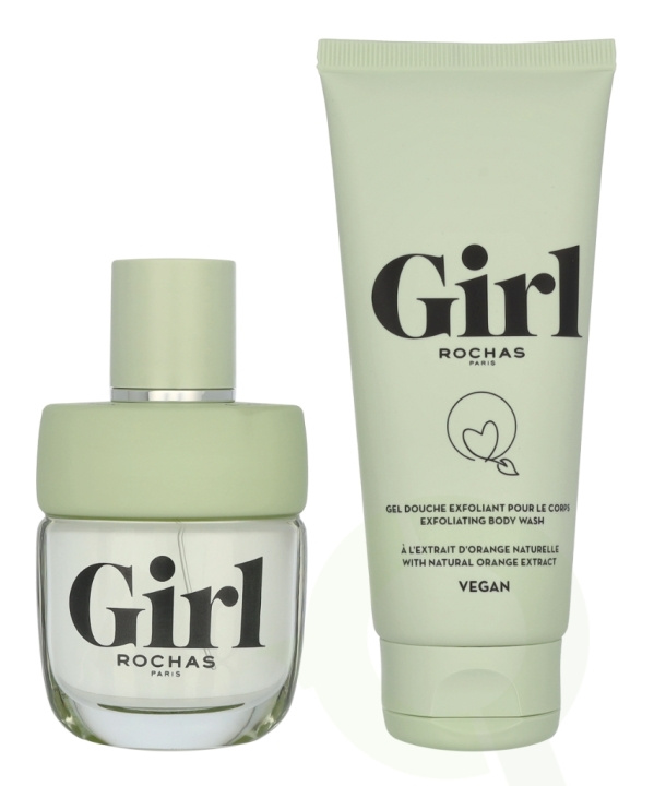 Rochas Girl Giftset 160 ml Edt Spray 60ml/Exfoliating Body Wash 100ml in the group BEAUTY & HEALTH / Gift sets / Gift sets for her at TP E-commerce Nordic AB (D09474)