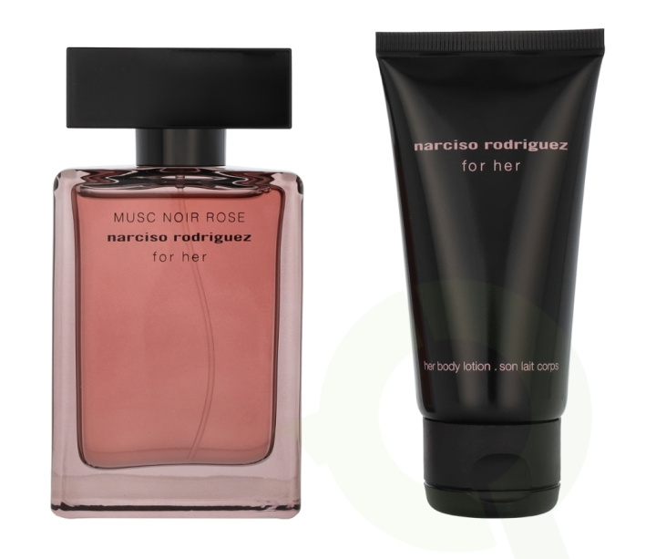 Narciso Rodriguez Musc Noir Rose For Her Giftset 100 ml Edp Spray 50ml/Body Lotion 50ml in the group BEAUTY & HEALTH / Gift sets / Gift sets for her at TP E-commerce Nordic AB (D09475)