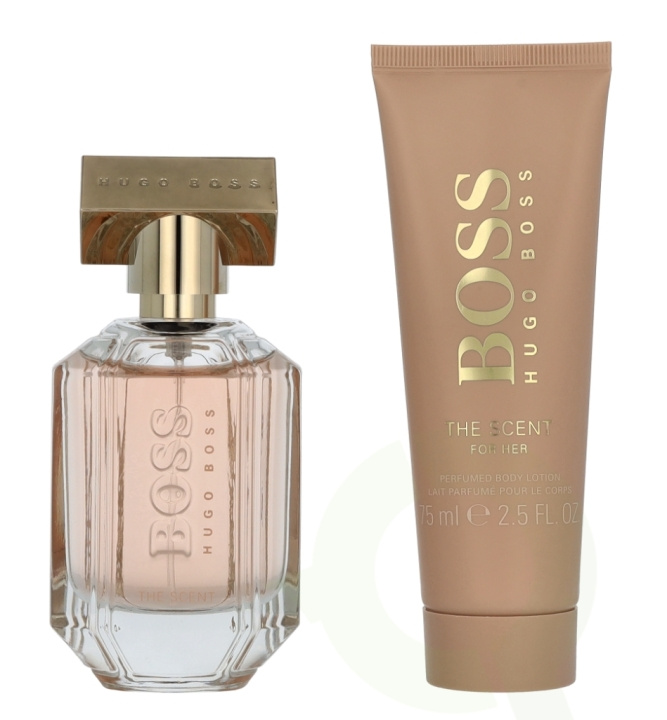 Hugo Boss The Scent Giftset 125 ml Edp Spray 50ml/Body Lotion 75ml in the group BEAUTY & HEALTH / Gift sets / Gift sets for her at TP E-commerce Nordic AB (D09493)