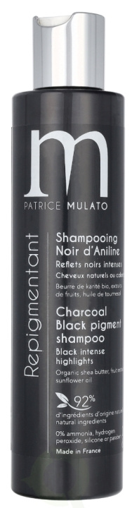 Patrice Mulato P. Mulato Charcoal Black Pigment Shampoo 200 ml in the group BEAUTY & HEALTH / Hair & Styling / Hair care / Hair Dye / Hair Dye & Color bombs at TP E-commerce Nordic AB (D09510)