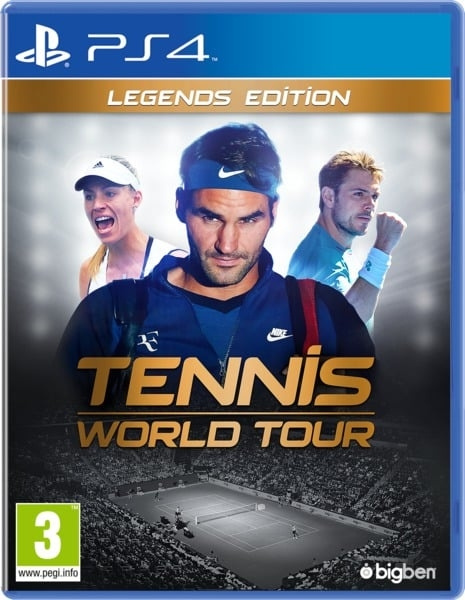 Tennis World Tour: Legends Edition (ENG/IT) (PS4) in the group HOME ELECTRONICS / Game consoles & Accessories / Sony PlayStation 4 / Games at TP E-commerce Nordic AB (D09687)