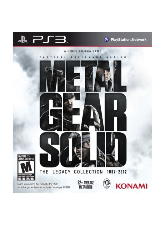 Metal Gear Solid: The Legacy Collection (Import) (PS3) in the group HOME ELECTRONICS / Game consoles & Accessories / Sony PlayStation 3 at TP E-commerce Nordic AB (D09922)