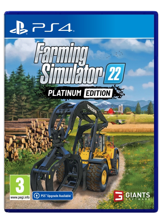 Farming Simulator 22 (Platinum Edition) (PS4) in the group HOME ELECTRONICS / Game consoles & Accessories / Sony PlayStation 4 / Games at TP E-commerce Nordic AB (D10058)