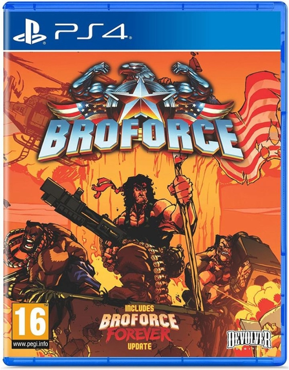 Broforce (PS4) in the group HOME ELECTRONICS / Game consoles & Accessories / Sony PlayStation 4 / Games at TP E-commerce Nordic AB (D10069)