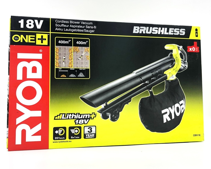 Ryobi One+ OBL18JB Leaf blower Electric No battery in the group HOME, HOUSEHOLD & GARDEN / Garden products / Garden tools at TP E-commerce Nordic AB (D10128)