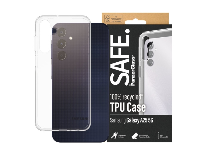 PanzerGlass SAFE. by PanzerGlass Shell Samsung Galaxy A25, Transparent in the group SMARTPHONE & TABLETS / Phone cases / Samsung at TP E-commerce Nordic AB (D10136)