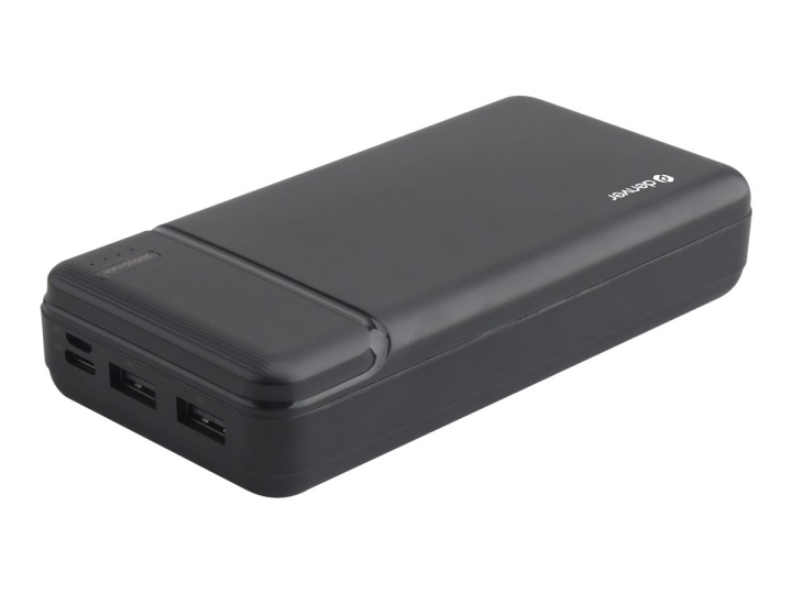 Denver PBS-20007 Powerbank 20000mAh Black in the group SMARTPHONE & TABLETS / Chargers & Cables / Powerbanks at TP E-commerce Nordic AB (D10143)