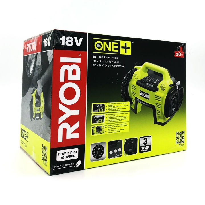 Ryobi One+ R18I-0 Air Compressor no battery in the group HOME, HOUSEHOLD & GARDEN / Tools / Other power tools at TP E-commerce Nordic AB (D10157)